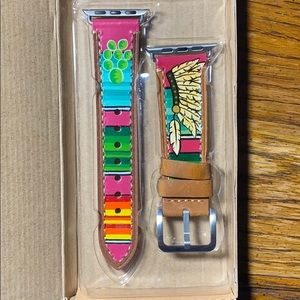 Hand painted Apple Watch band